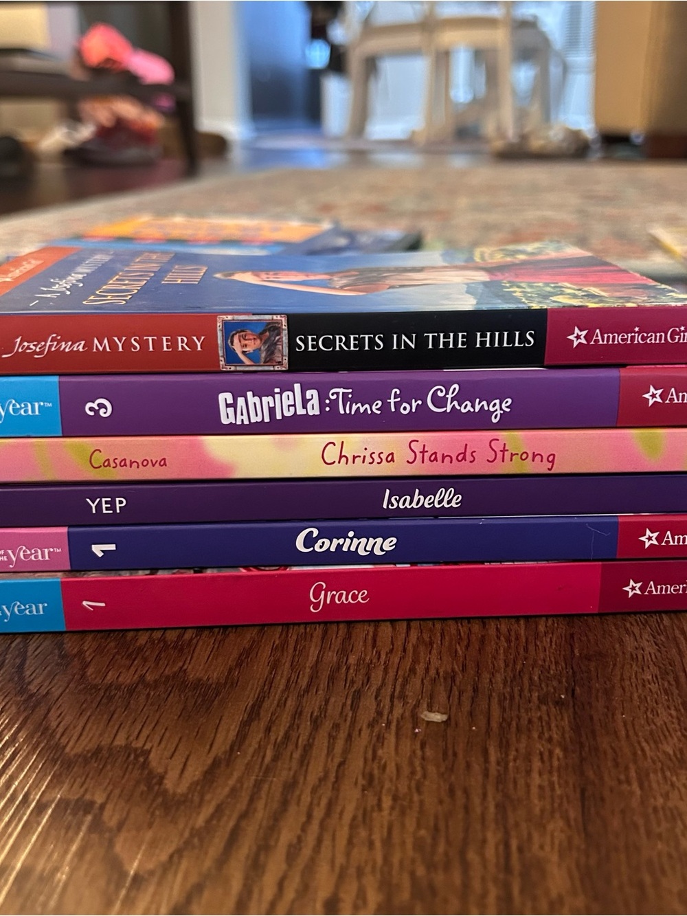 6 American Girl book lot: Grace, Josefina, Corinne, Chrissa, Isabelle, Gabriela